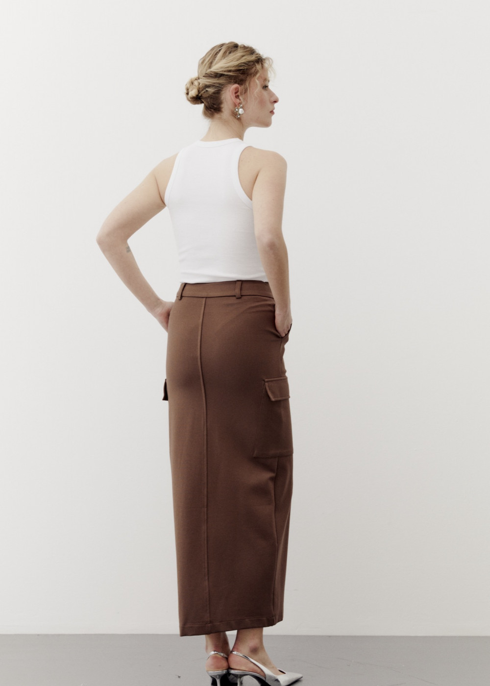 Midi Size Cargo Skirt Midi Size Cargo Skirt