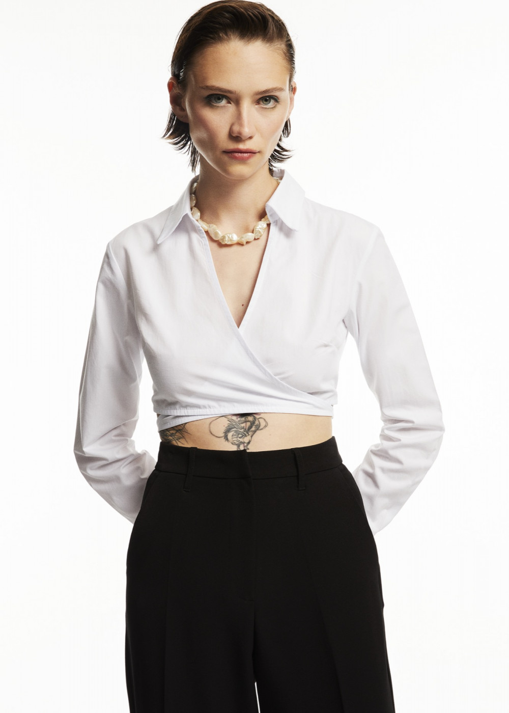 Back Back Crop Shirt Back Back Crop Shirt