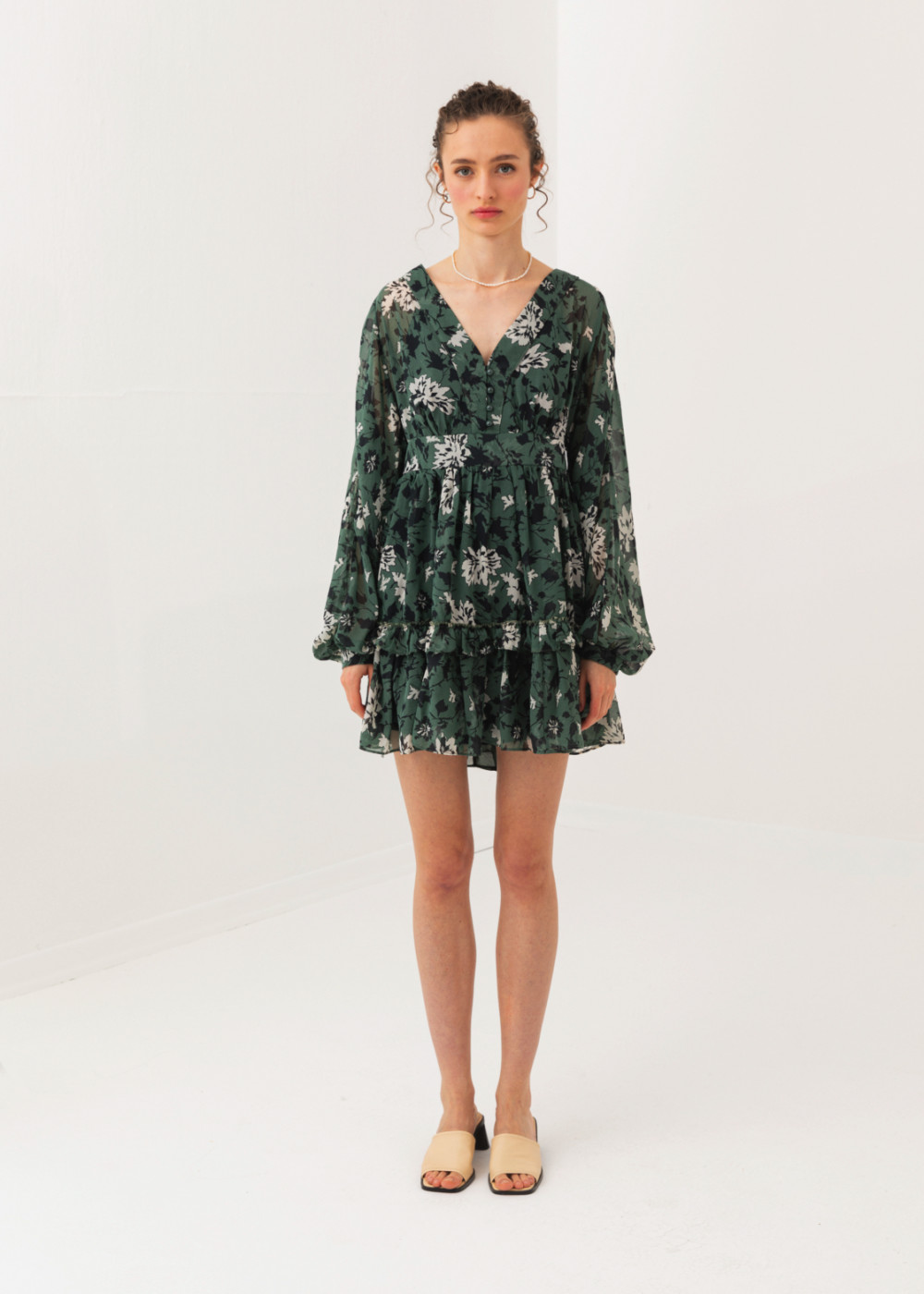 Patterned Mini Dress Patterned Mini Dress