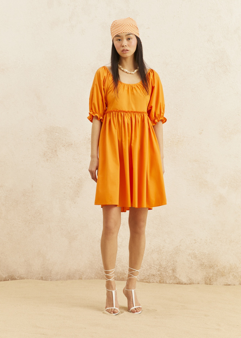 Balloon Sleeve Mini Dress Balloon Sleeve Mini Dress