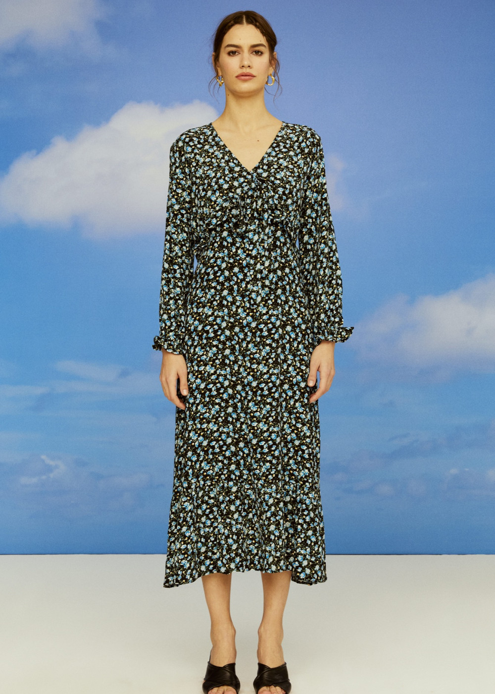 Flower Patterned Dress Flower Patterned Dress