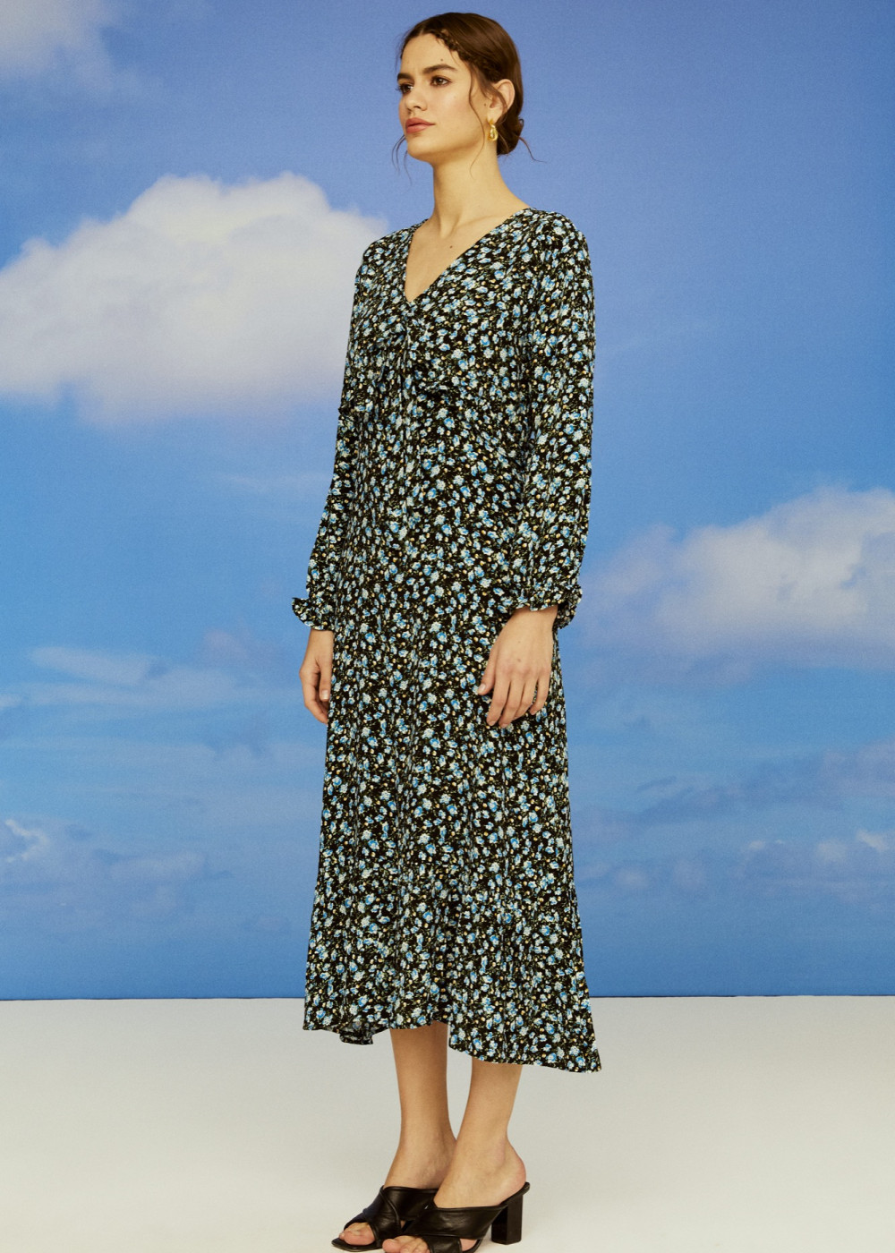 Flower Patterned Dress Flower Patterned Dress