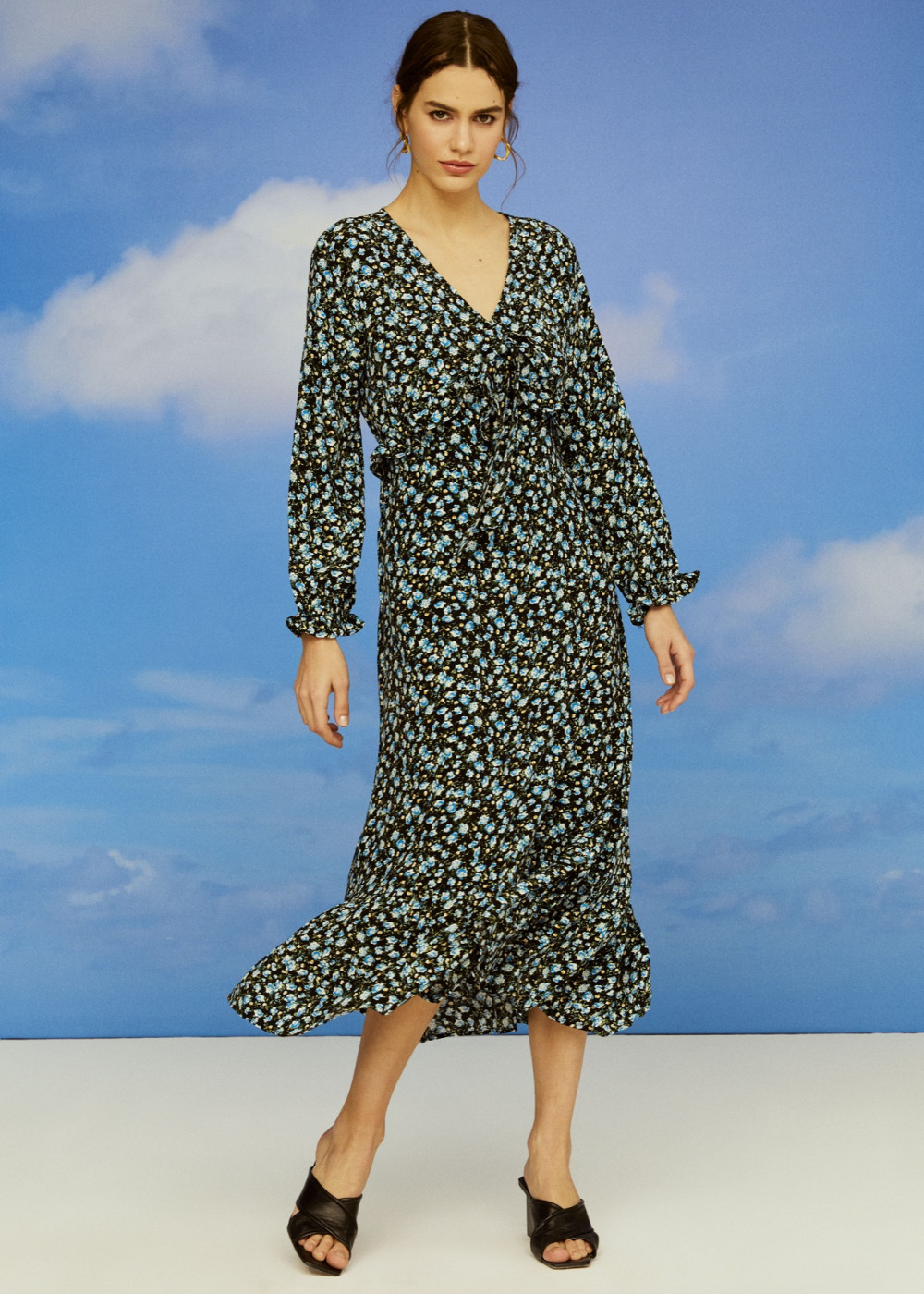 Flower Patterned Dress Flower Patterned Dress