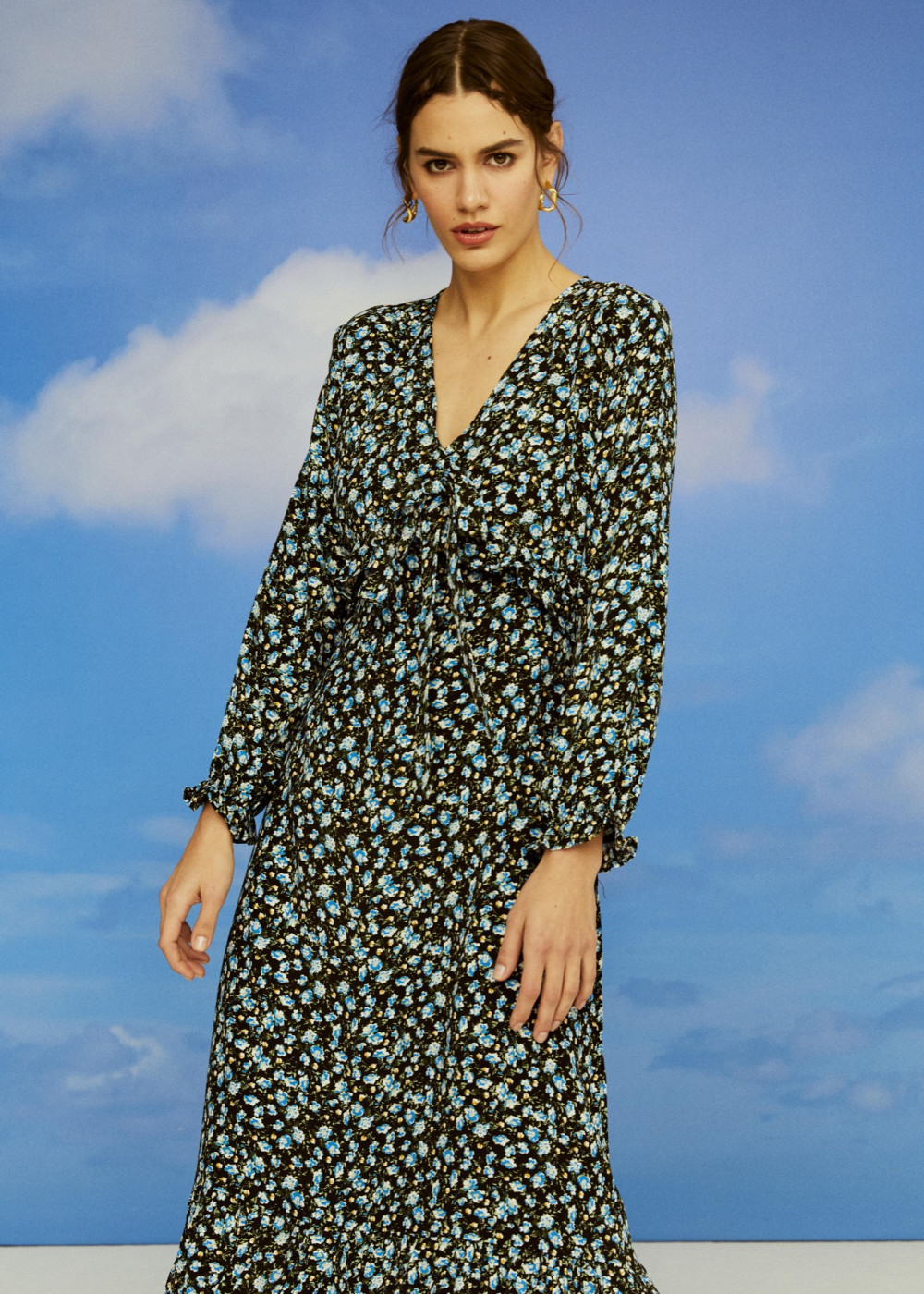 Flower Patterned Dress Flower Patterned Dress