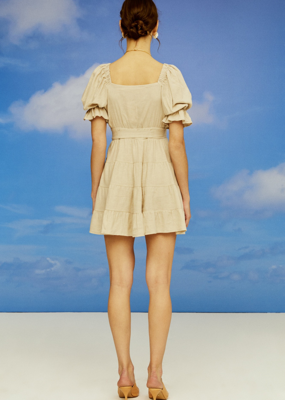 Linen Mini Dress Linen Mini Dress
