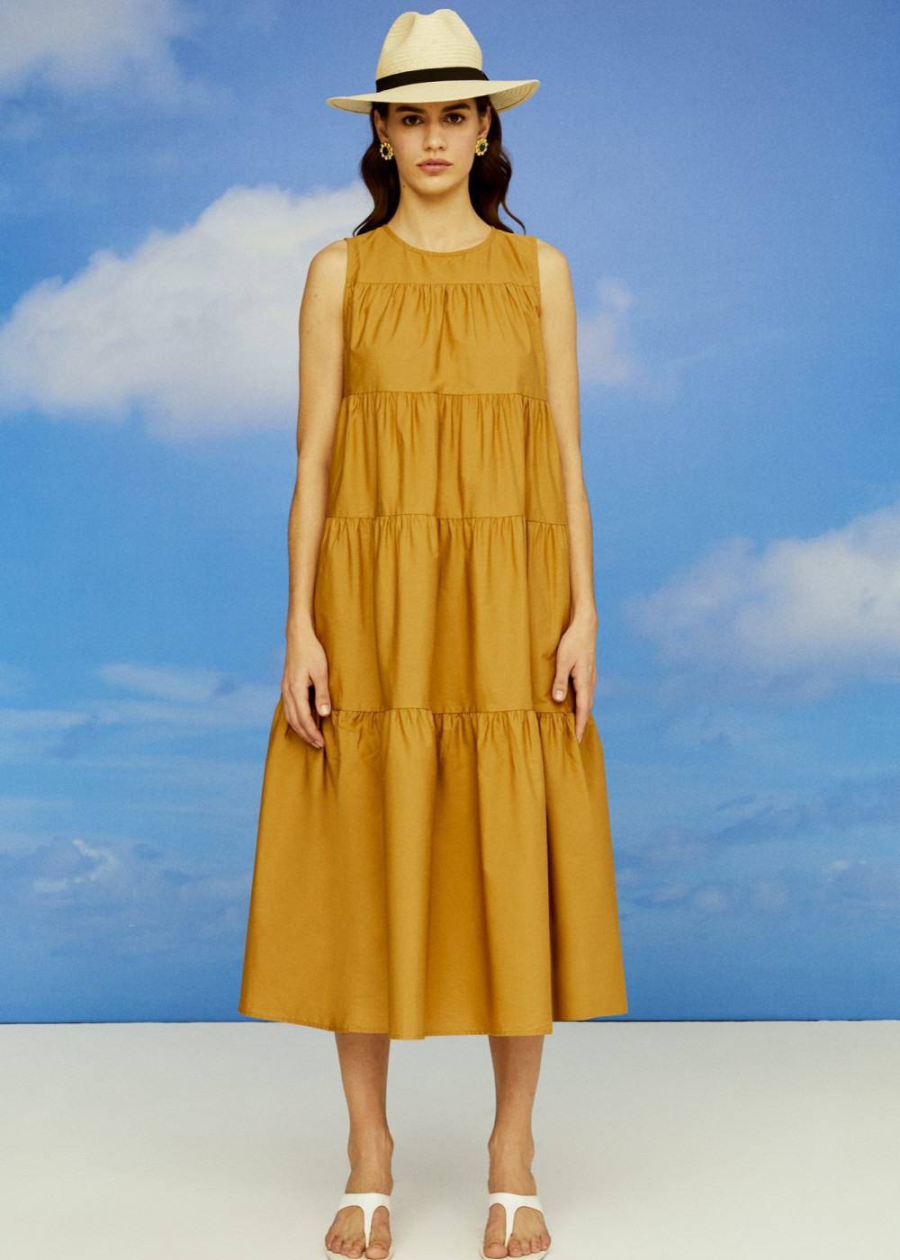 Tiered Midi Dress Tiered Midi Dress