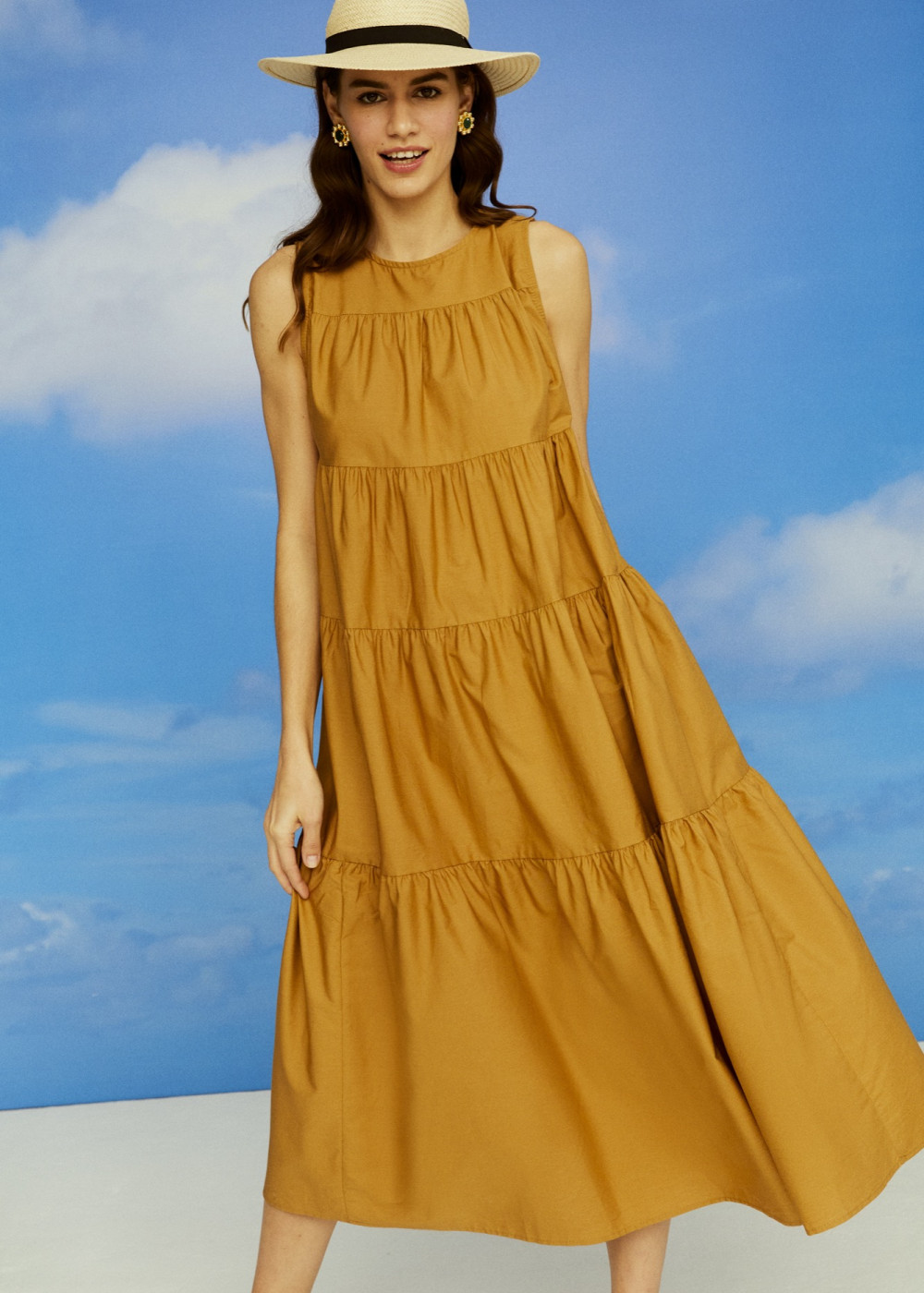 Tiered Midi Dress Tiered Midi Dress