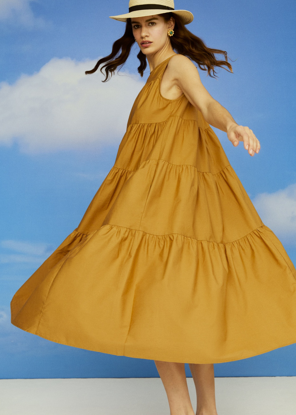 Tiered Midi Dress Tiered Midi Dress