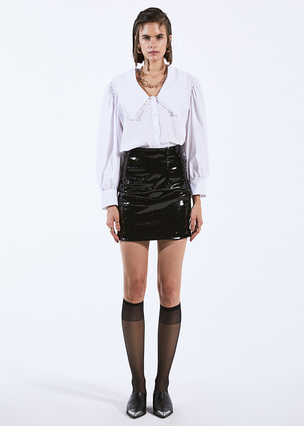 Lace Collar Shirt Lace Collar Shirt