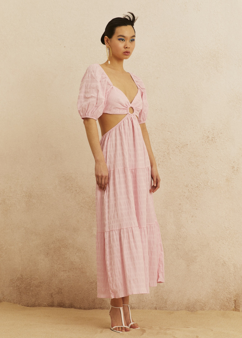 Ring Buckle Detailed Dress Ring Buckle Detailed Dress