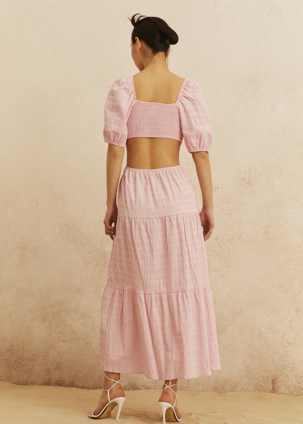 Ring Buckle Detailed Dress Ring Buckle Detailed Dress