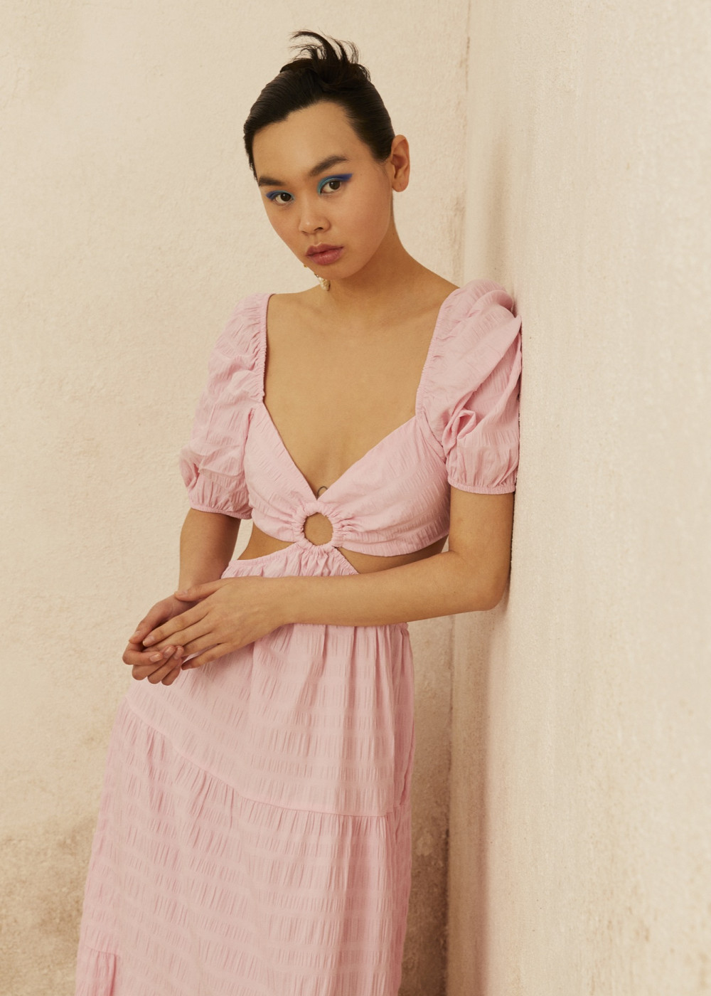 Ring Buckle Detailed Dress Ring Buckle Detailed Dress