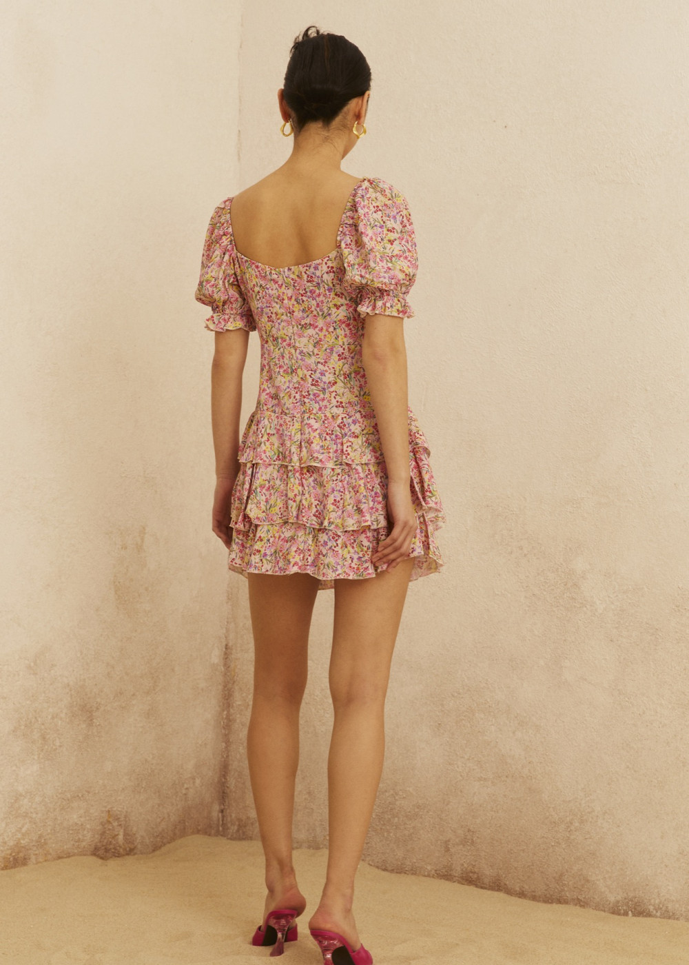 Pleated Mini Dress With Skirt Pleated Mini Dress With Skirt