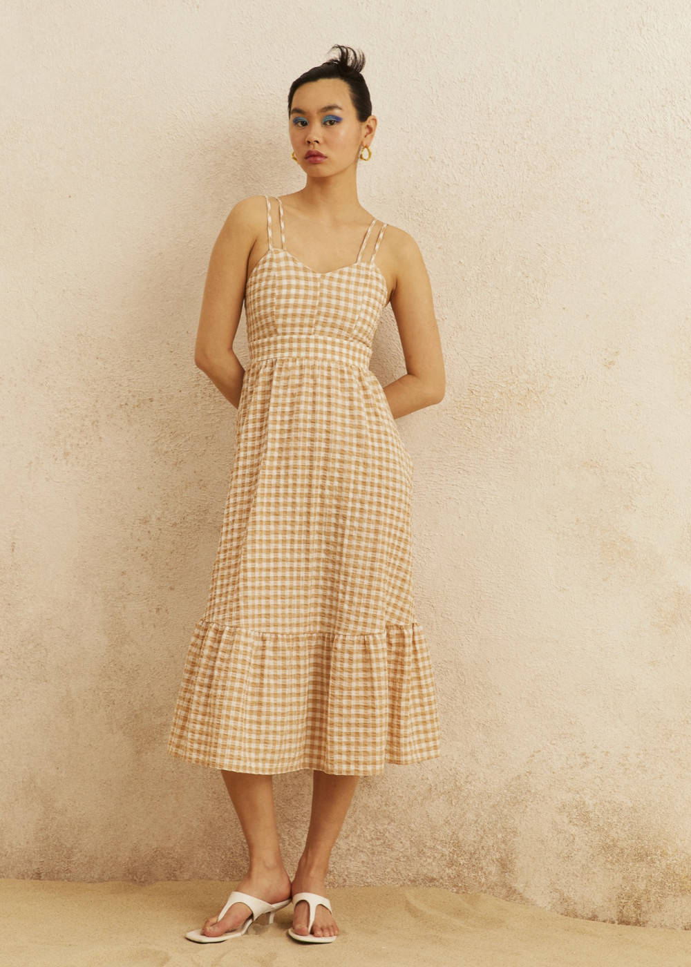 Double Strap Plaid Dress Double Strap Plaid Dress