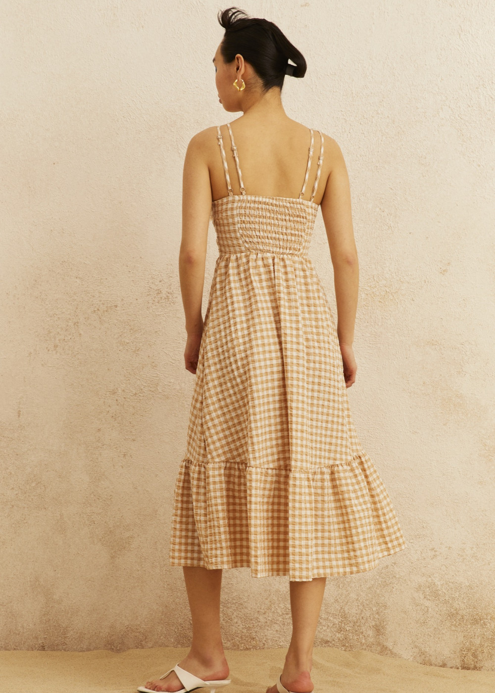 Double Strap Plaid Dress Double Strap Plaid Dress