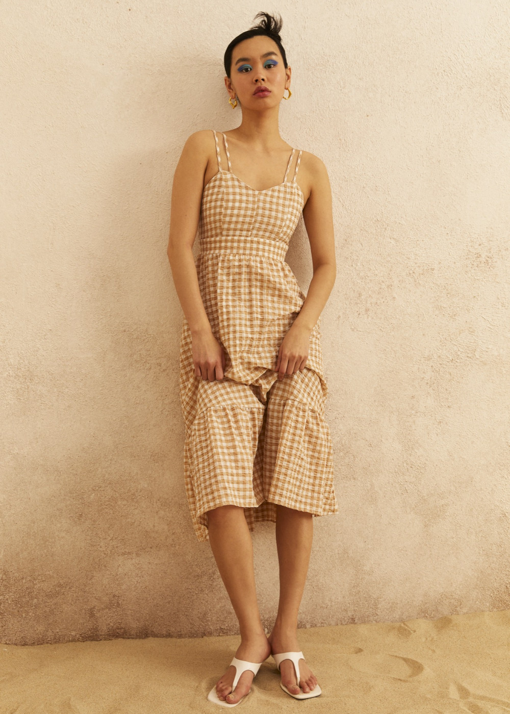 Double Strap Plaid Dress Double Strap Plaid Dress