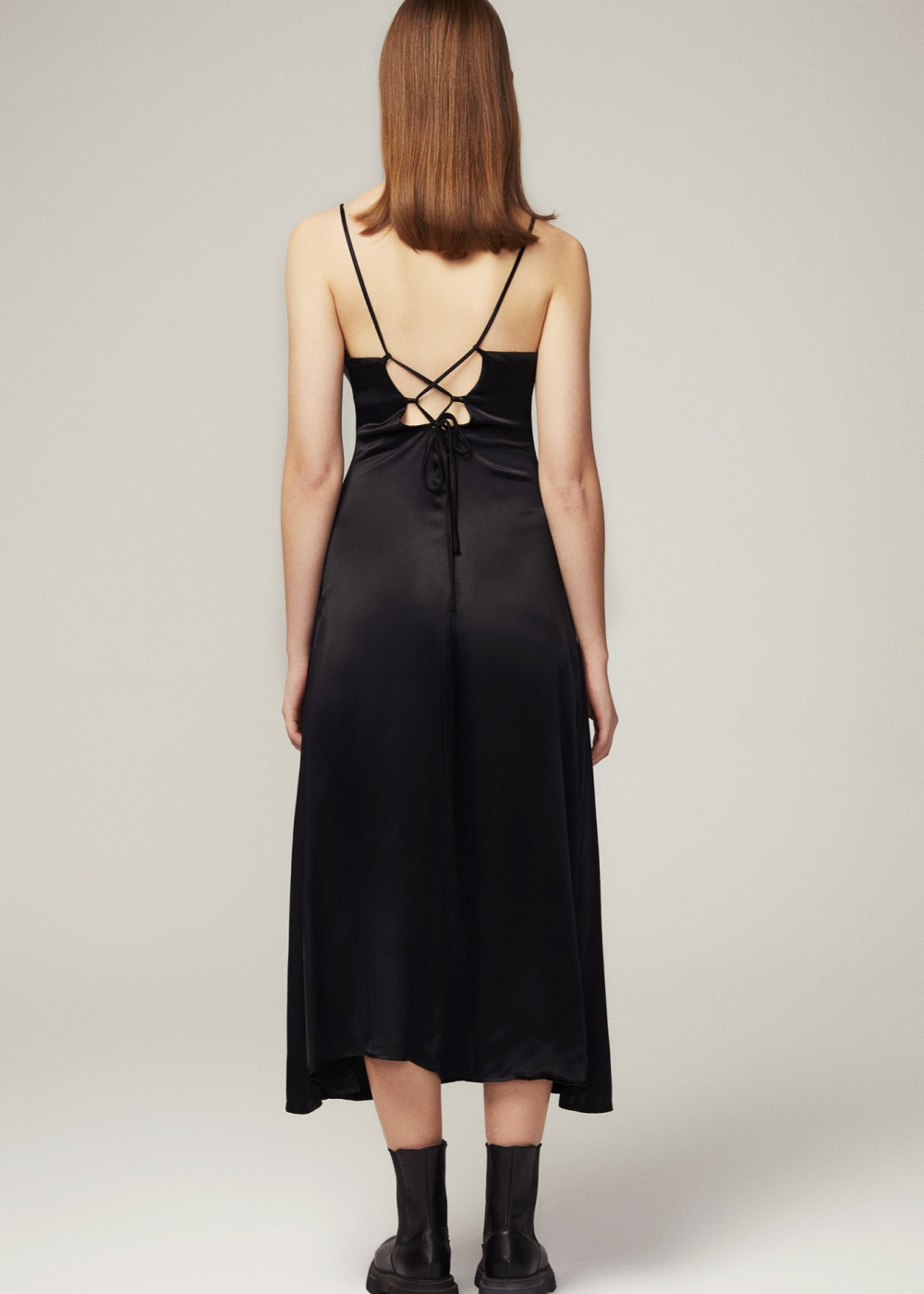 Pleated Satin Dress Pleated Satin Dress
