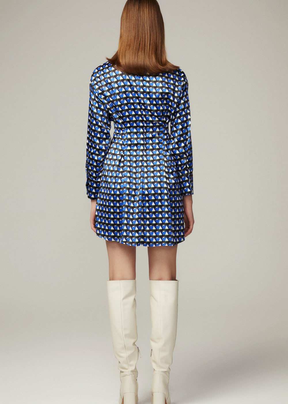 Patterned Shirt Dress Patterned Shirt Dress