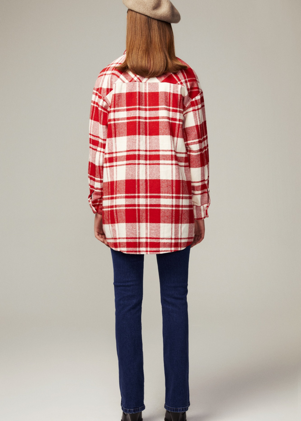 Plaid Long Jacket Plaid Long Jacket