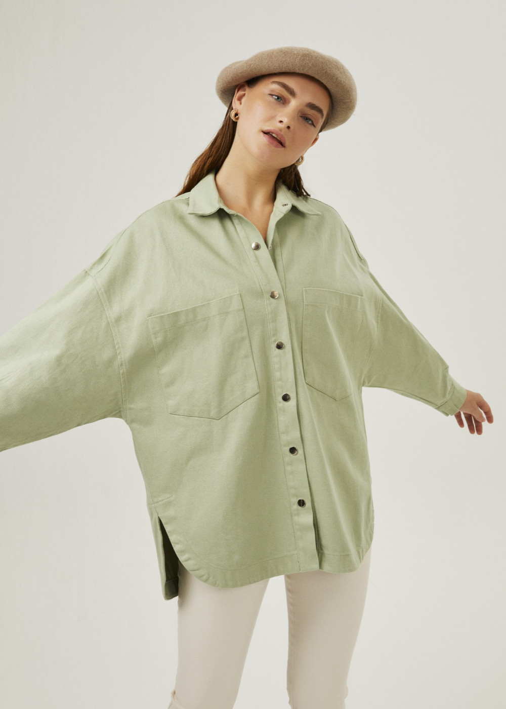 Gabardine Oversize Jacket Gabardine Oversize Jacket