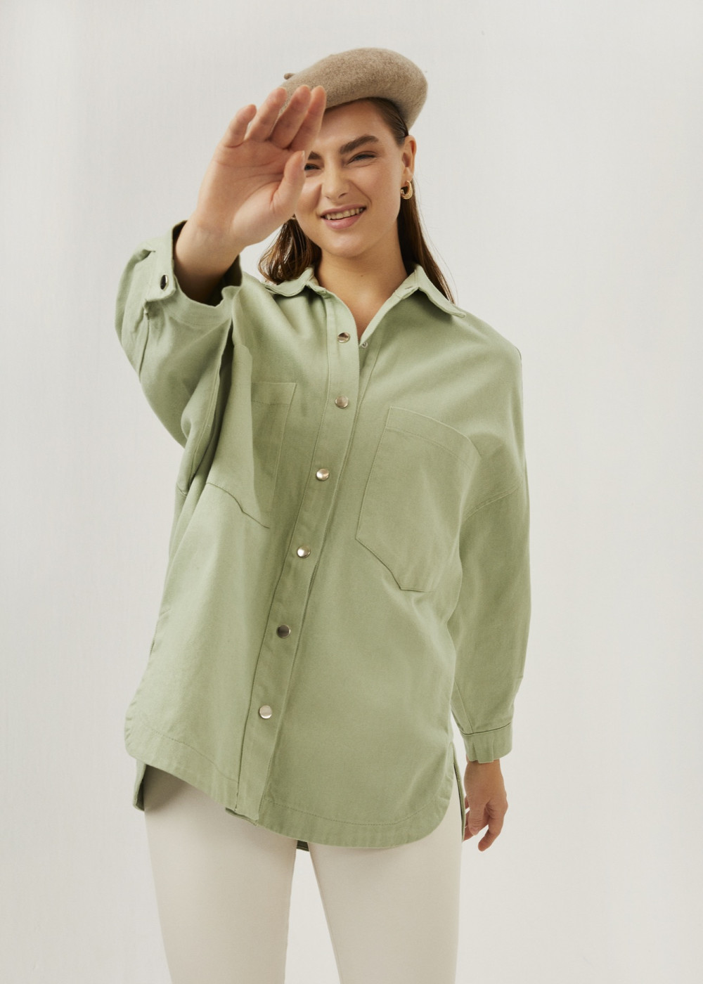 Gabardine Oversize Jacket Gabardine Oversize Jacket