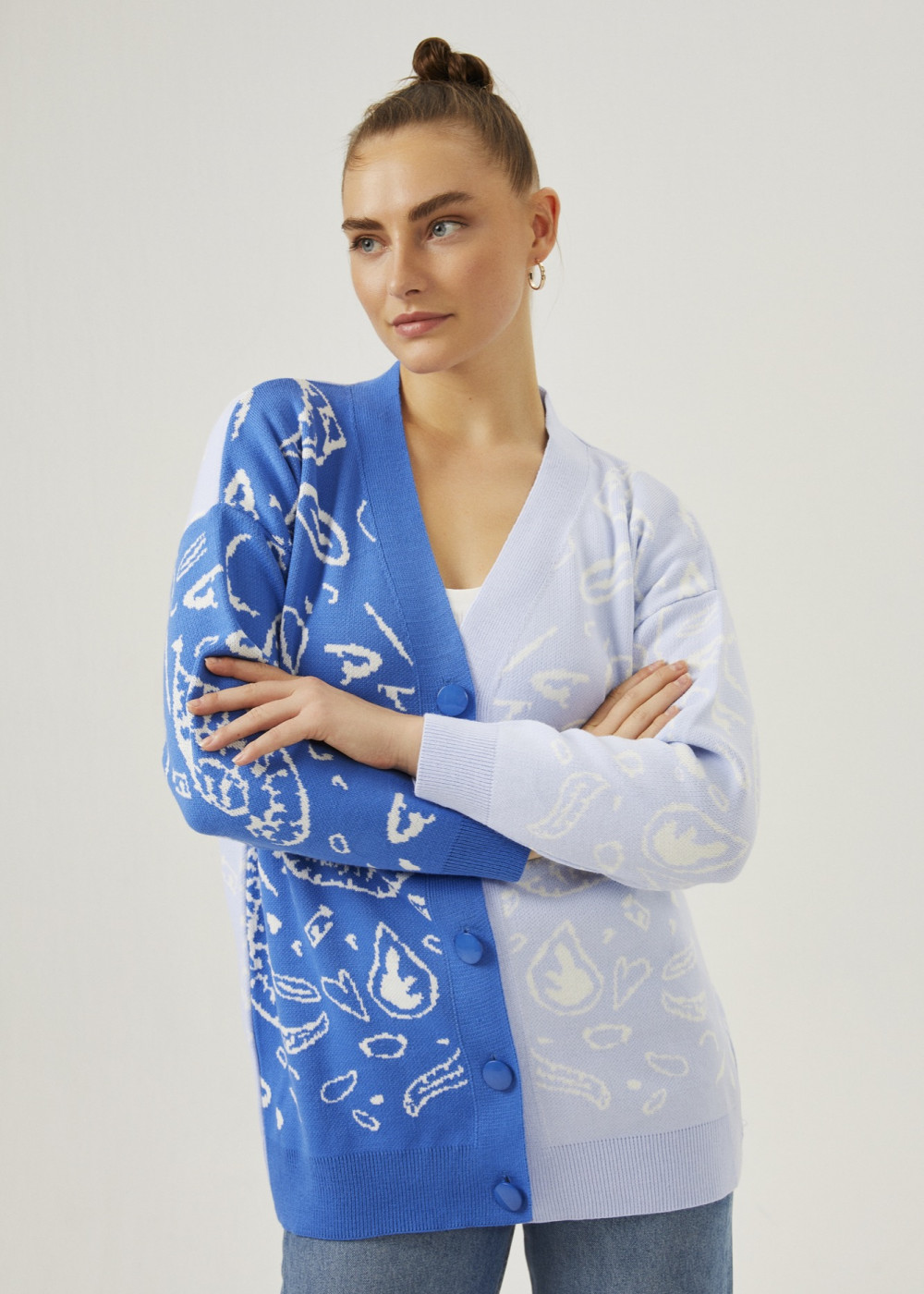 Patterned Cardigan Patterned Cardigan