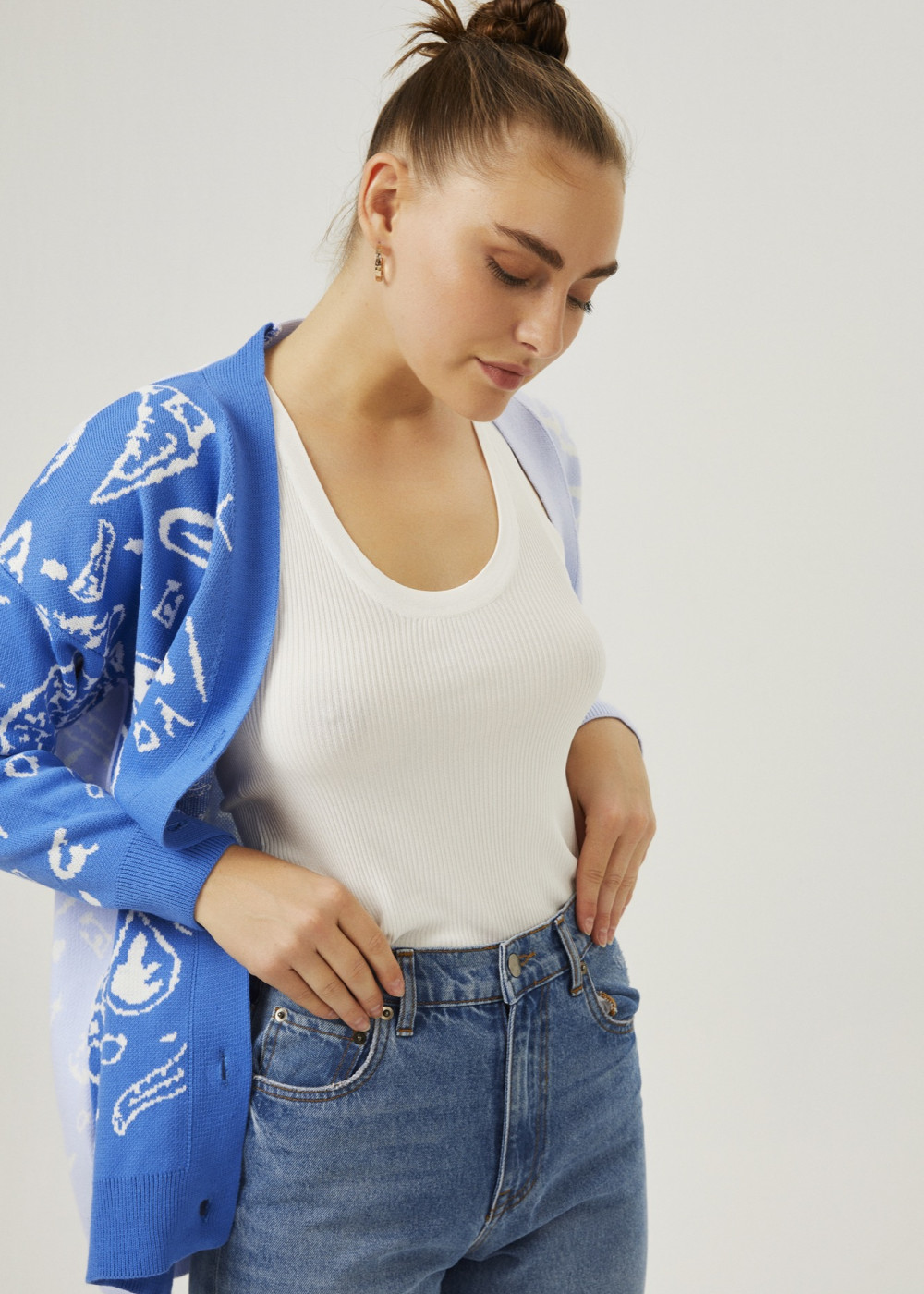 Patterned Cardigan Patterned Cardigan