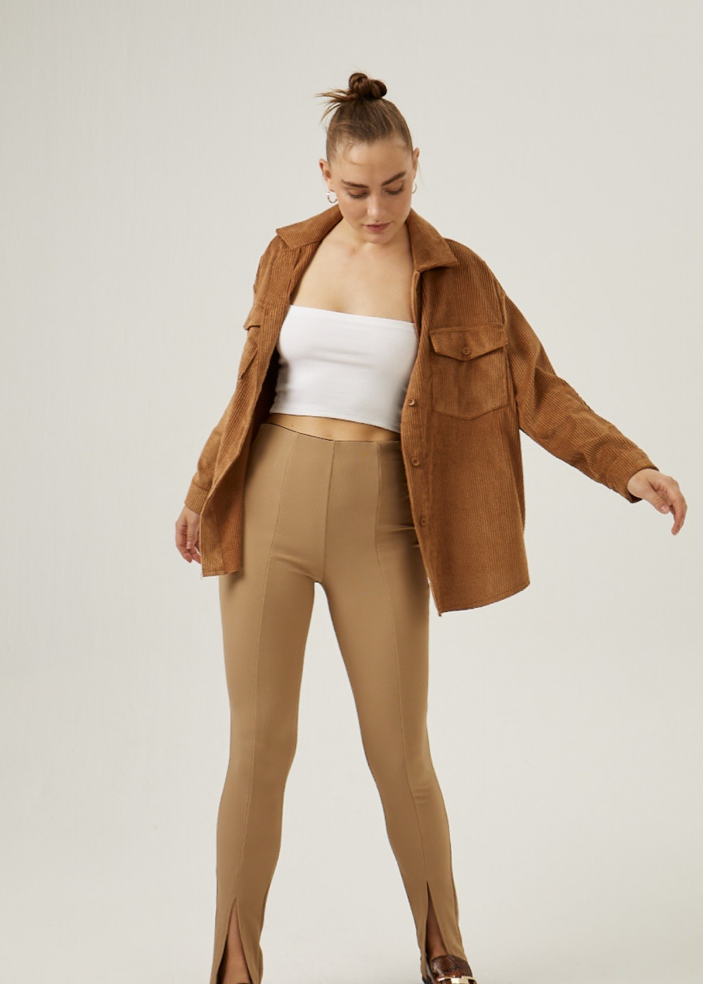 Slit Detailed Tights Slit Detailed Tights