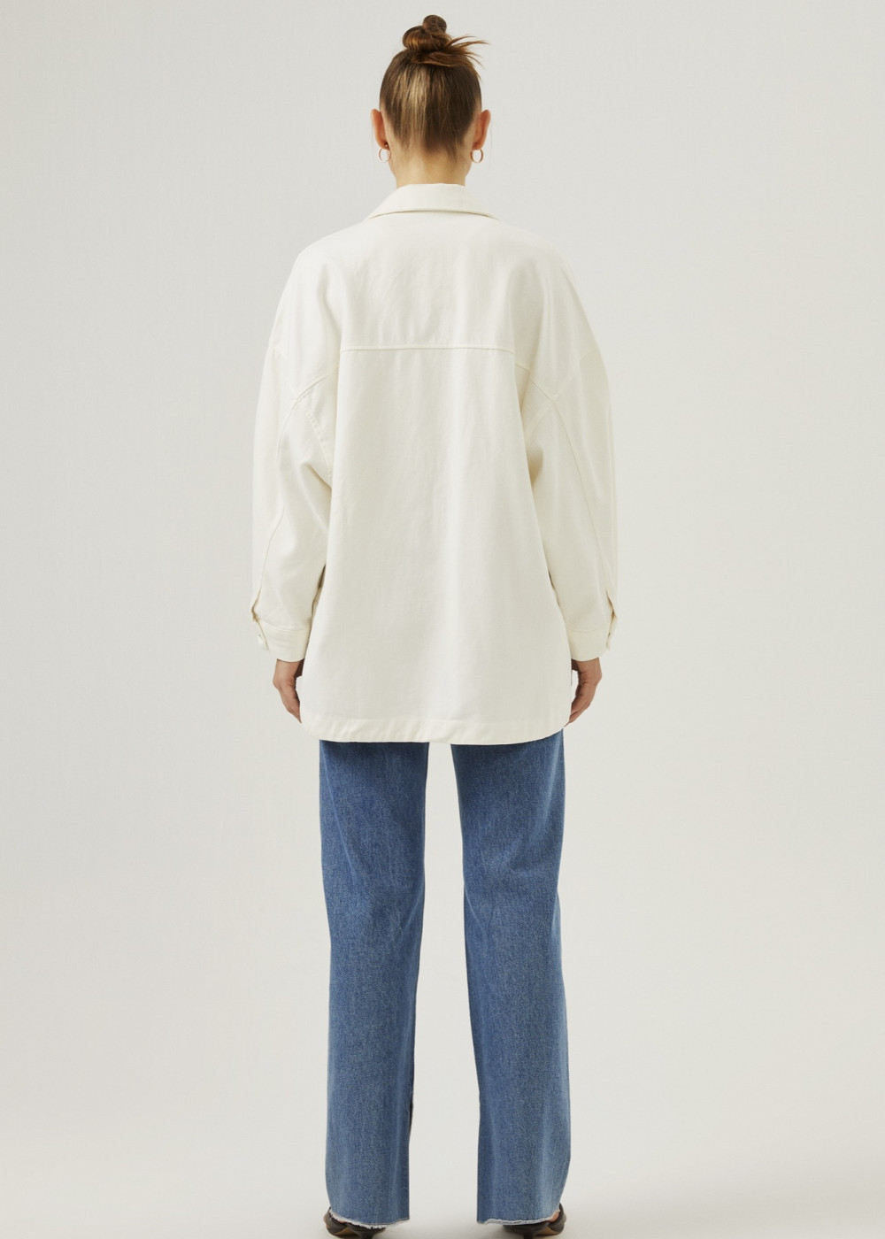 Gabardin Oversize Ceket