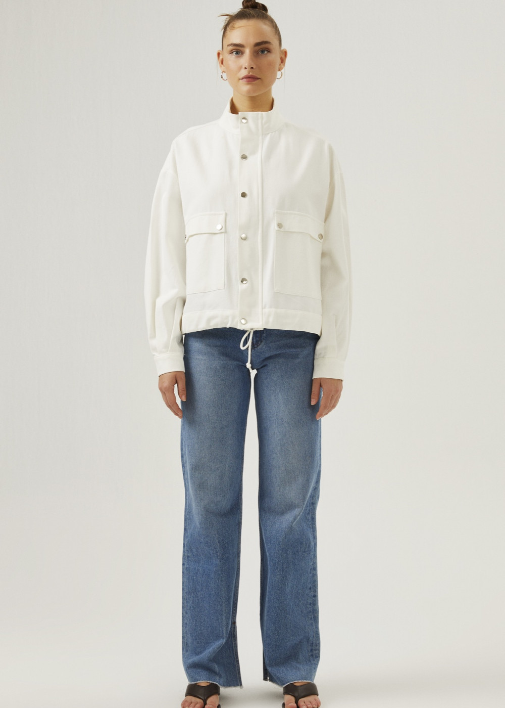Gabardine Bomber Jacket Gabardine Bomber Jacket