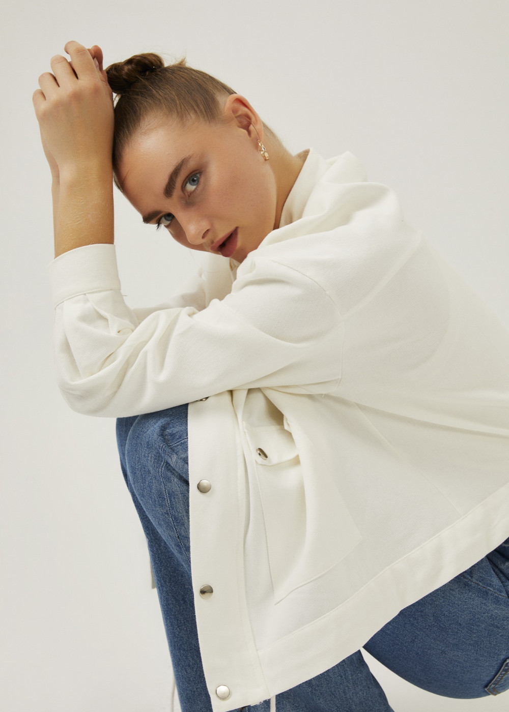 Gabardine Bomber Jacket Gabardine Bomber Jacket