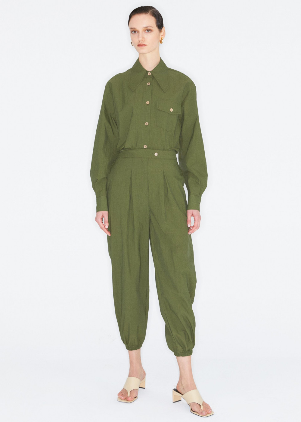 Pocket Detailed Coveralls Pocket Detailed Coveralls