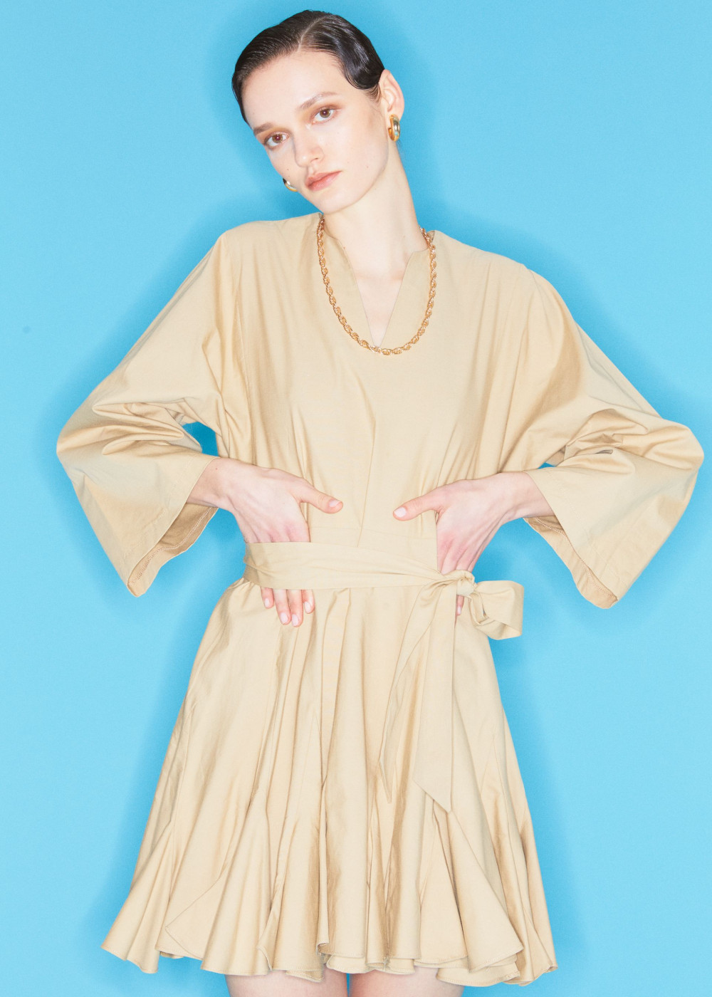 Dress with Skirt Godet Dress with Skirt Godet