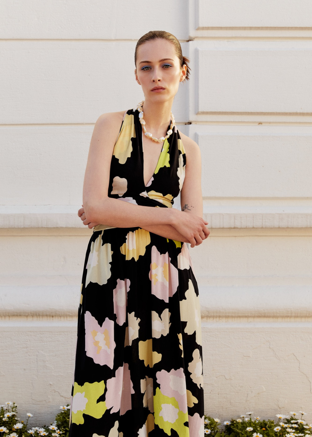 Patterned Midi Dress Patterned Midi Dress