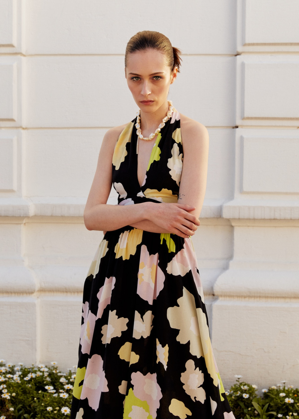 Patterned Midi Dress Patterned Midi Dress