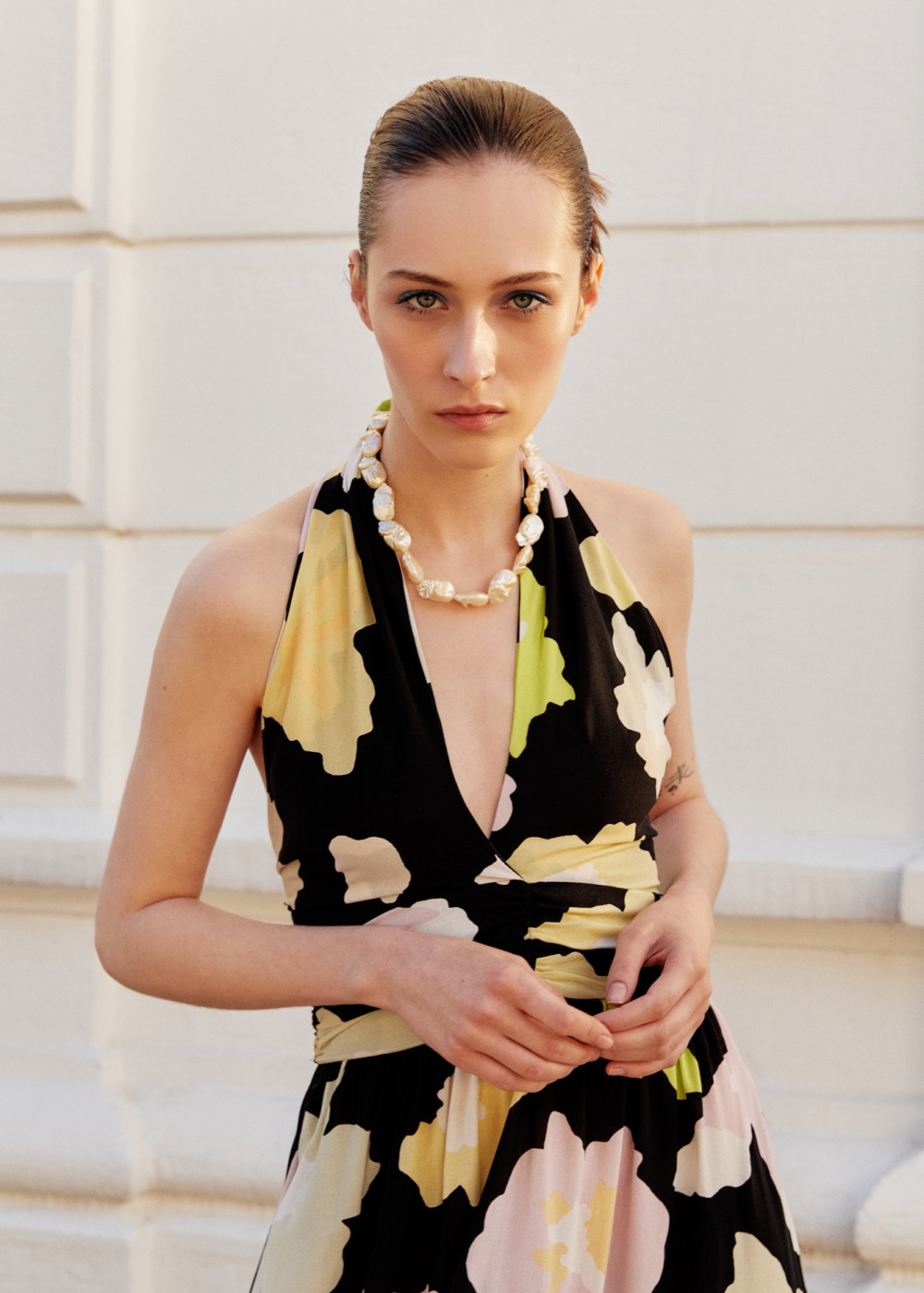 Patterned Midi Dress Patterned Midi Dress