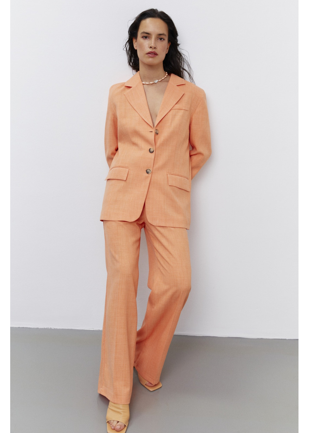 Masculine Blazer And Masculine Palazzo Pants