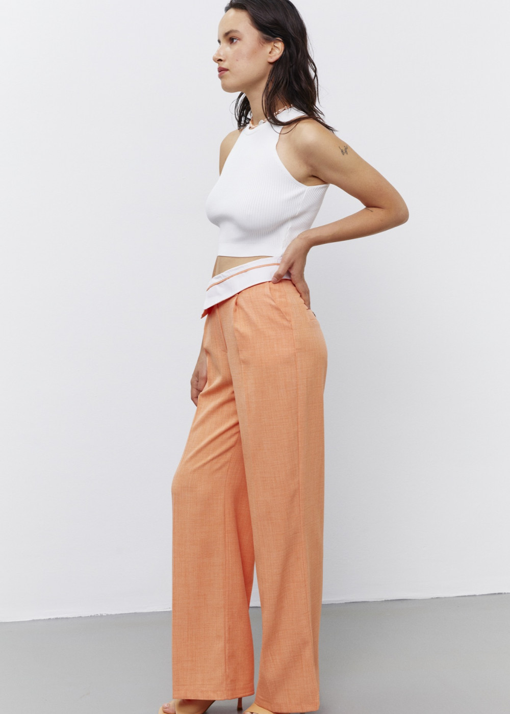 Halter Collar Crop Halter Collar Crop