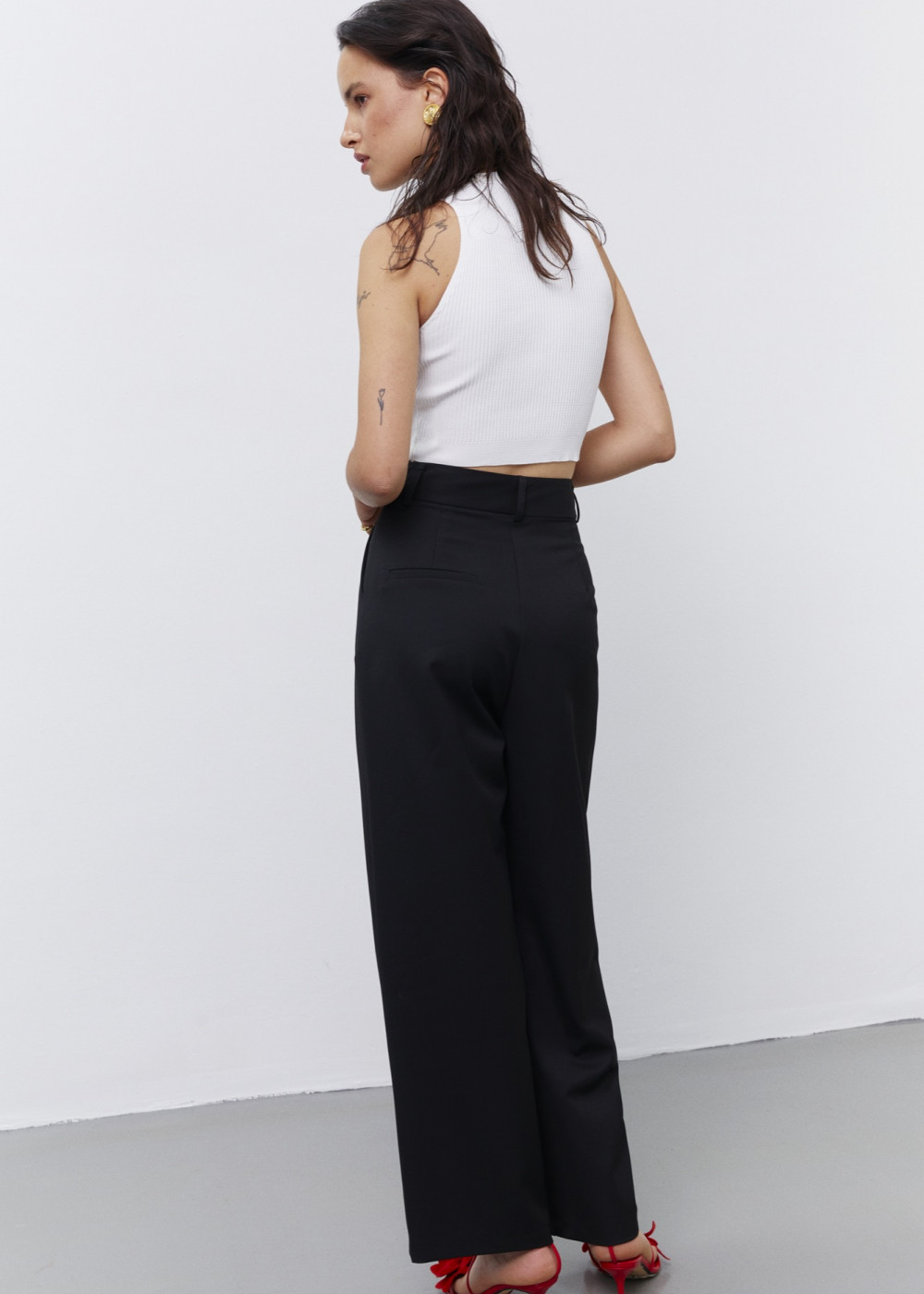 Halter Collar Crop Halter Collar Crop
