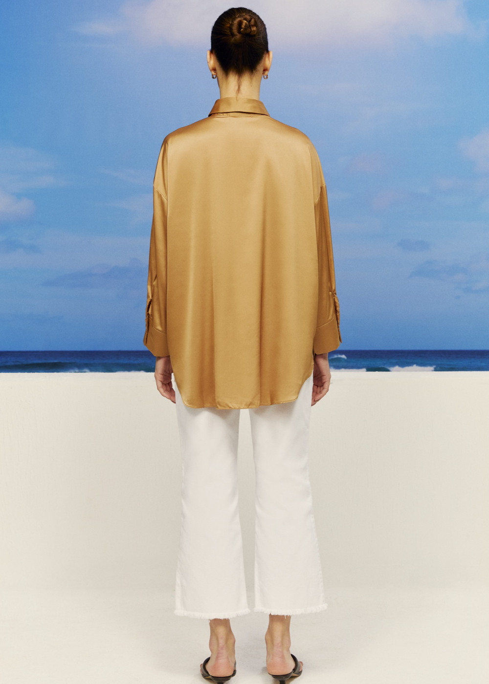 Oversize Satin Shirt Oversize Satin Shirt