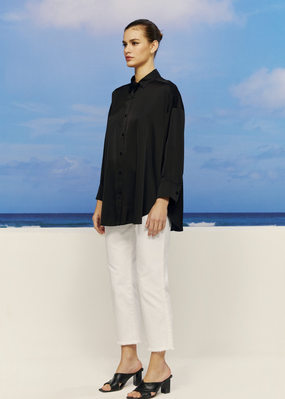 Oversize Satin Shirt Oversize Satin Shirt