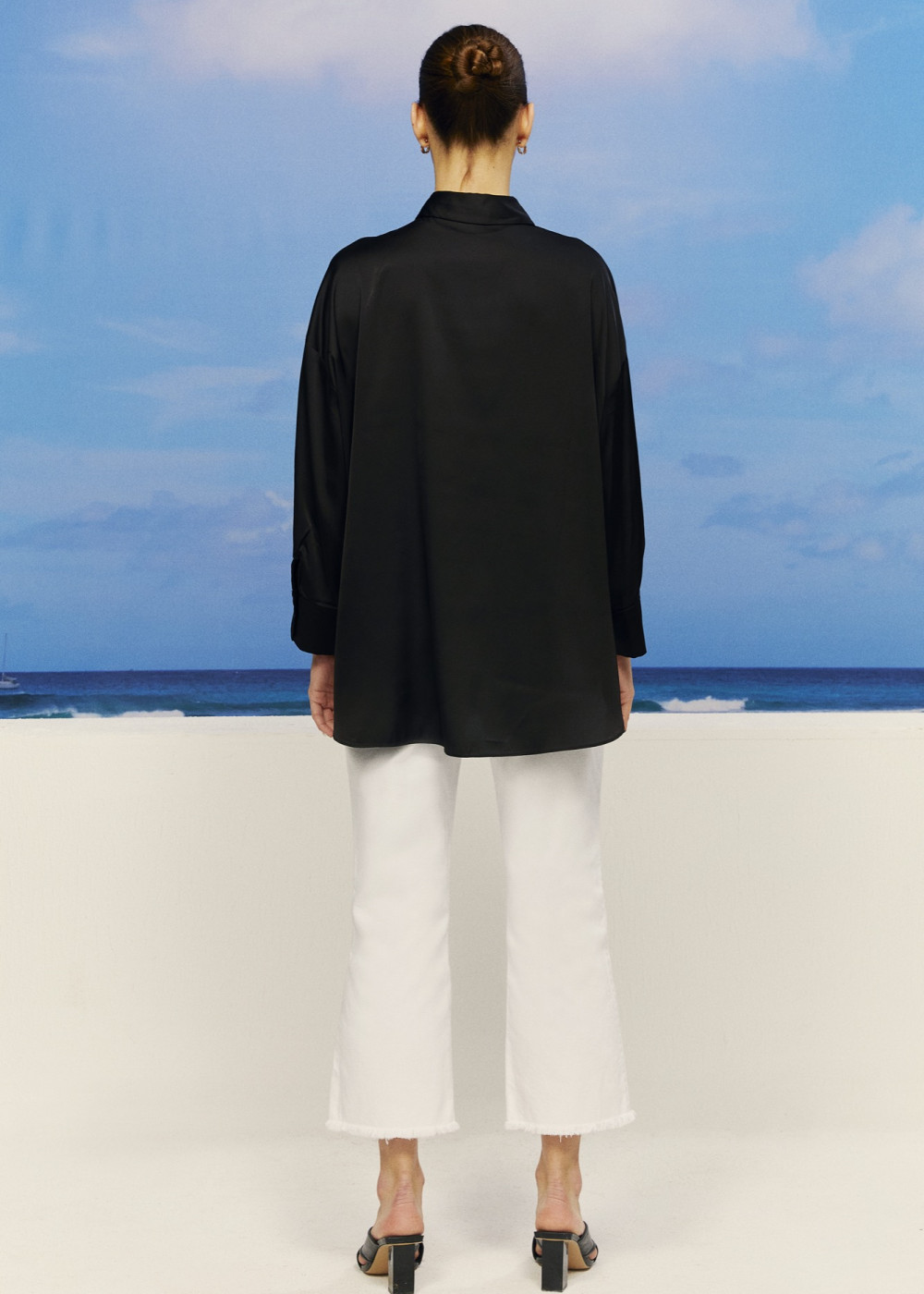 Oversize Satin Shirt Oversize Satin Shirt