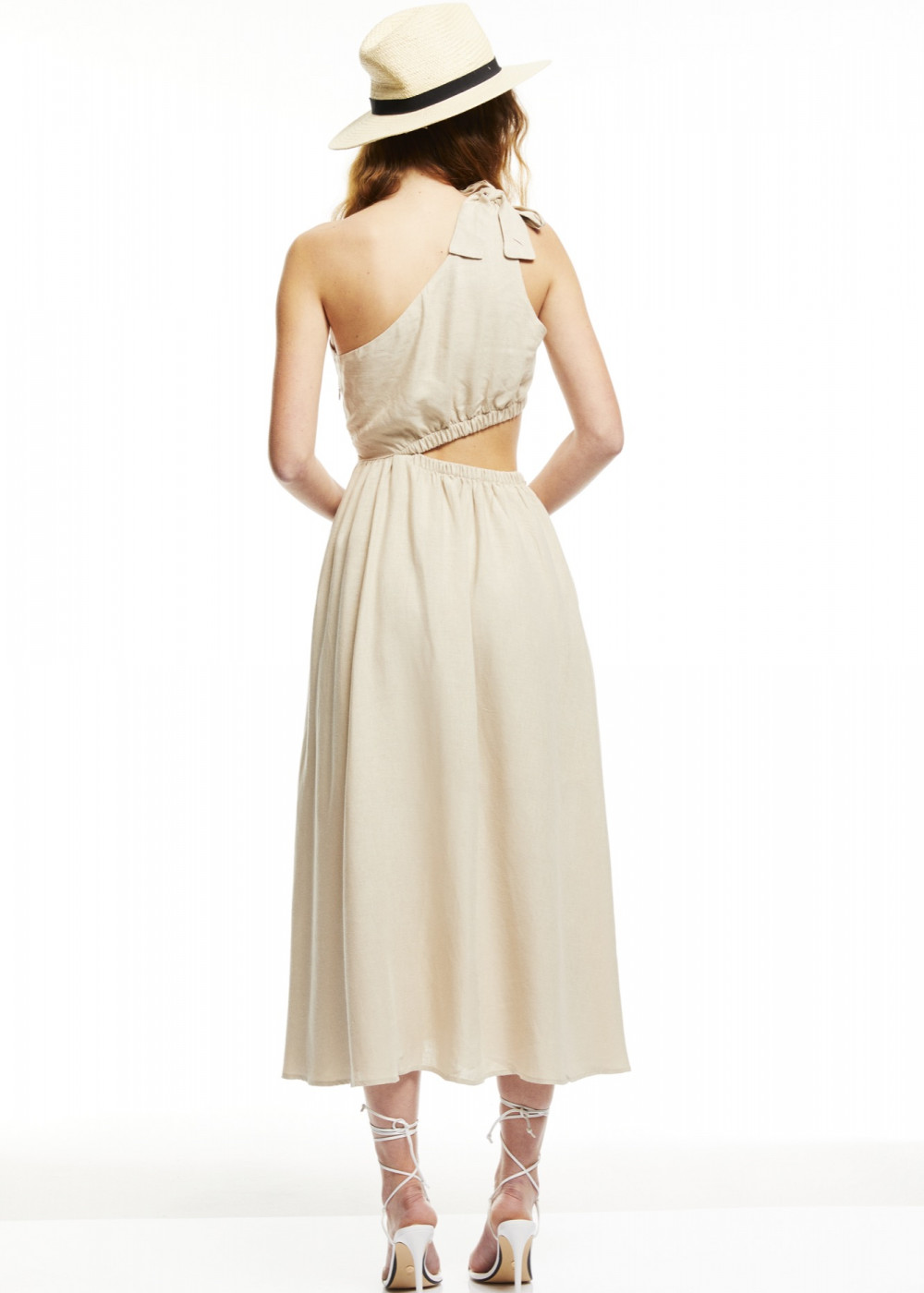One Shoulder Midi Dress One Shoulder Midi Dress