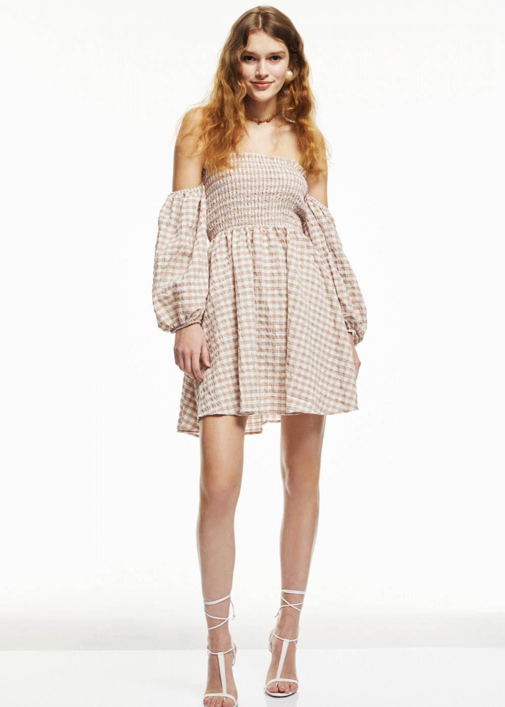 Gipe Detailed Mini Dress Gipe Detailed Mini Dress