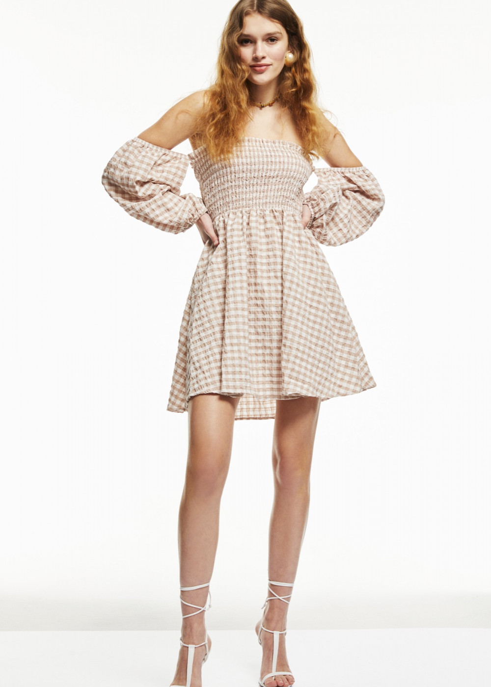 Gipe Detailed Mini Dress Gipe Detailed Mini Dress