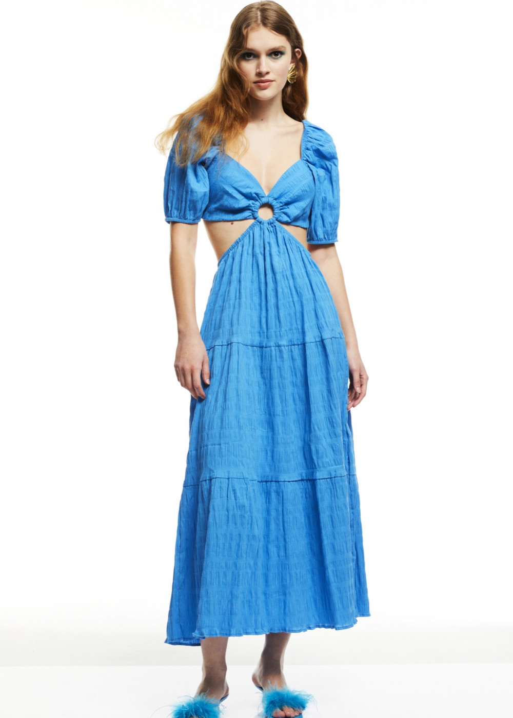 Ring Buckle Detailed Dress Ring Buckle Detailed Dress