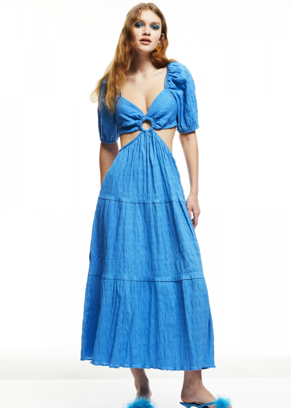Ring Buckle Detailed Dress Ring Buckle Detailed Dress