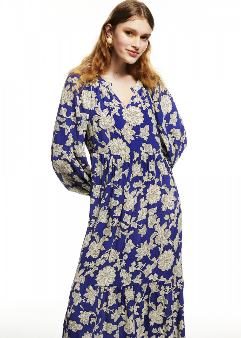 Patterned Midi Dress Patterned Midi Dress
