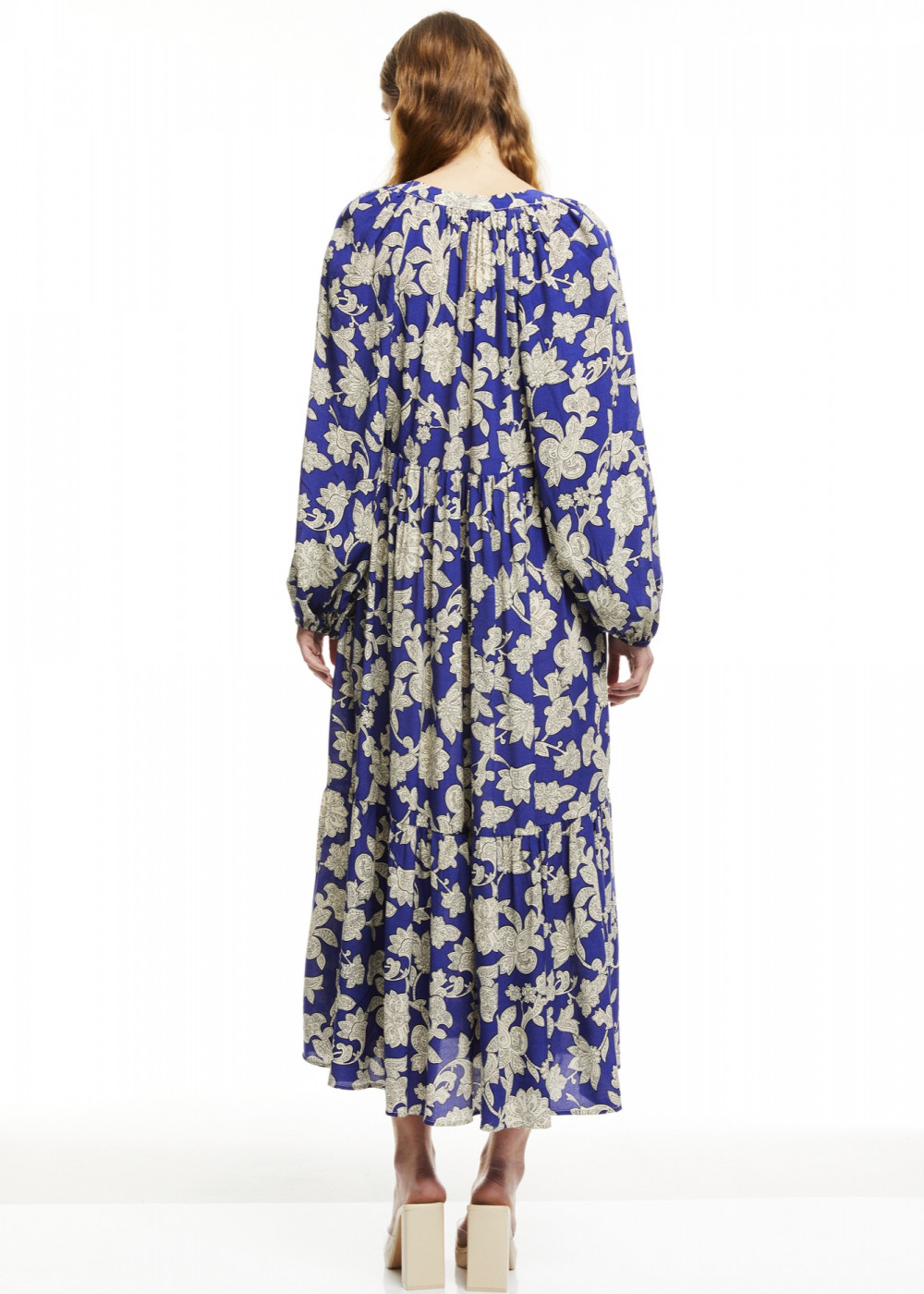 Patterned Midi Dress Patterned Midi Dress