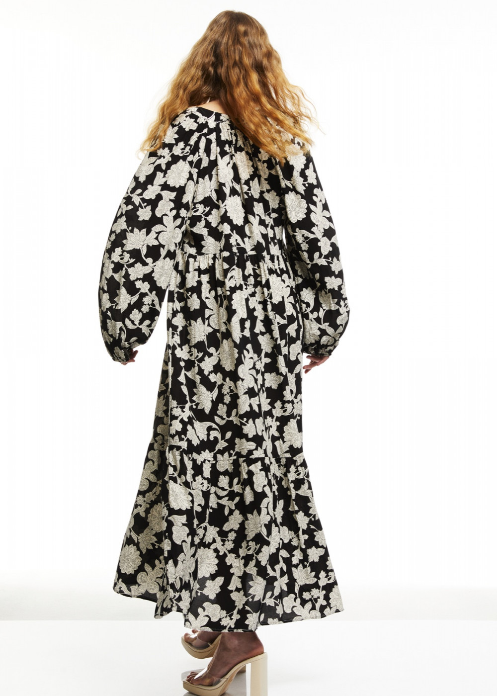 Patterned Midi Dress Patterned Midi Dress
